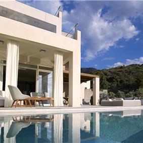 Selection of 3 & 4 bedroom villas with pool near Chania, sleeps 6-8